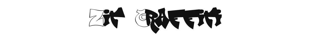 Zit Graffiti original font preview