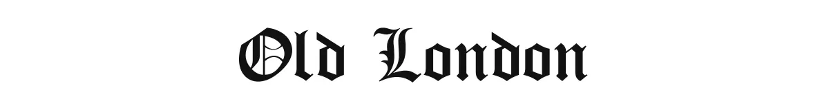 Old London font preview