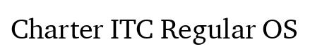 Charter ITC Regular OS