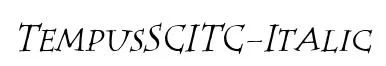 TempusSCITC-Italic