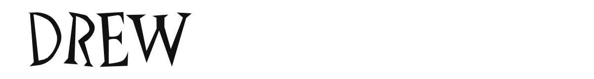 Drew original font preview