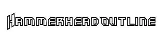 HammerheadOutline original font preview