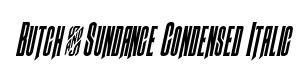 Butch & Sundance Condensed Italic