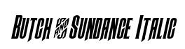 Butch & Sundance Italic