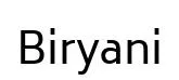 Biryani