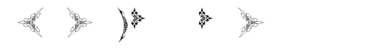 Eutemia Ornaments font preview