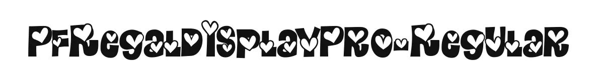 PFRegalDisplayPro-Regular font preview