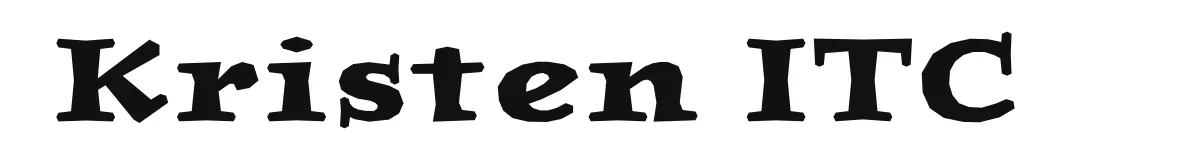 Kristen ITC original font preview