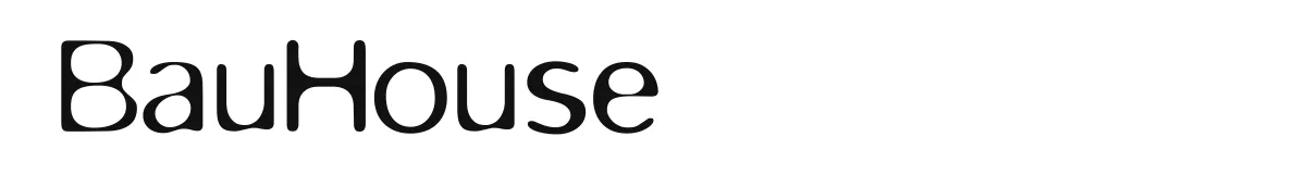 BauHouse original font preview