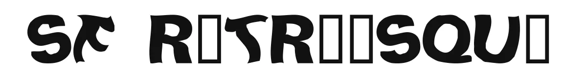 SF Retroesque original font preview