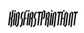 KidsFirstPrintFont