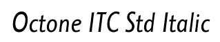 Octone ITC Std Italic