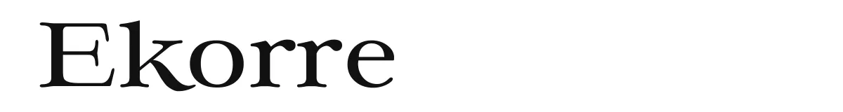 Ekorre font preview