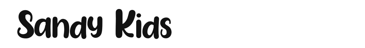 Sandy Kids font preview