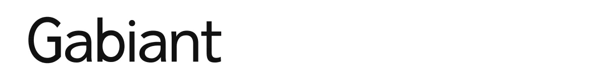Gabiant original font preview