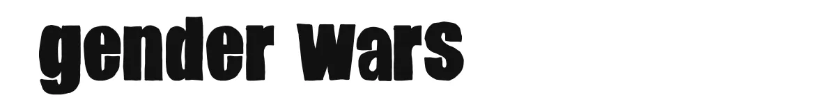 Gender Wars font preview
