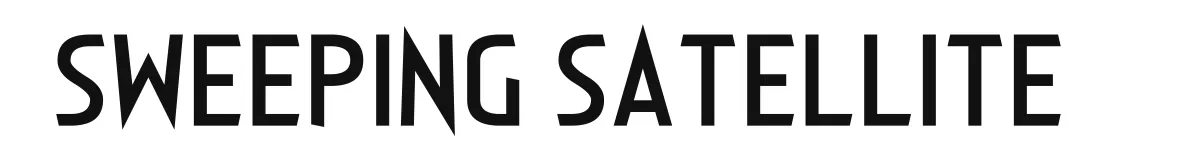 Sweeping Satellite original font preview