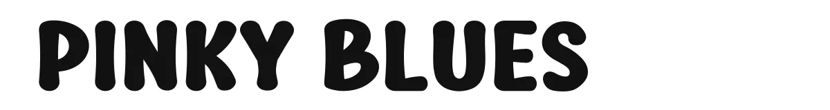 Pinky Blues font preview