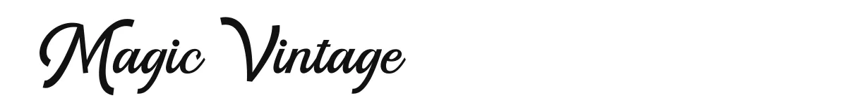 Magic Vintage original font preview