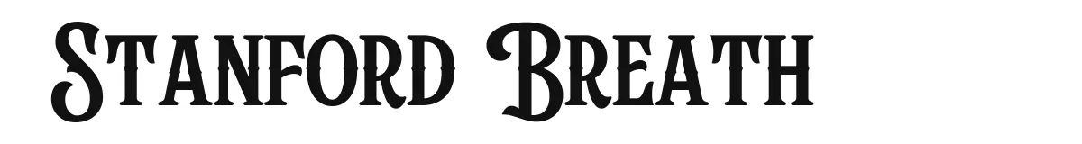 Stanford Breath font preview