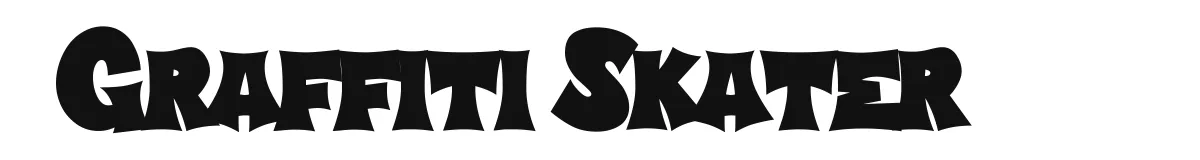 Graffiti Skater original font preview