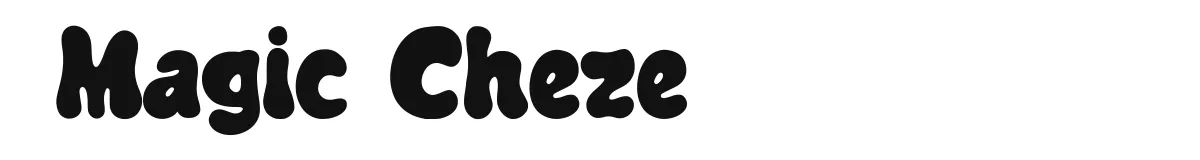 Magic Cheze font preview