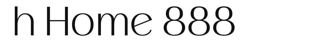 h Home 888 font preview