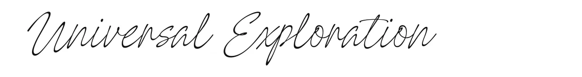 Universal Exploration original font preview