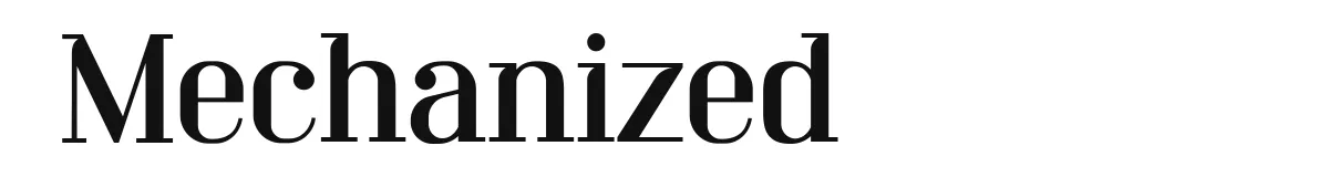 Mechanized font preview