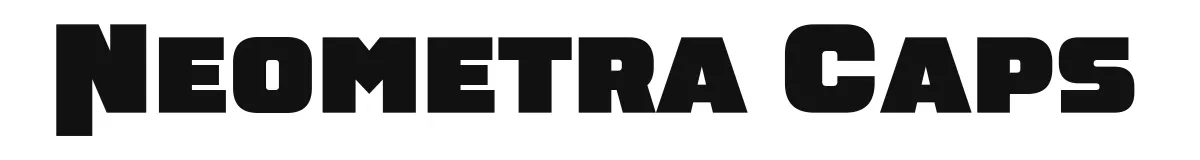 Neometra Caps font preview
