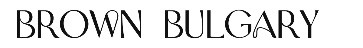 Brown Bulgary font preview