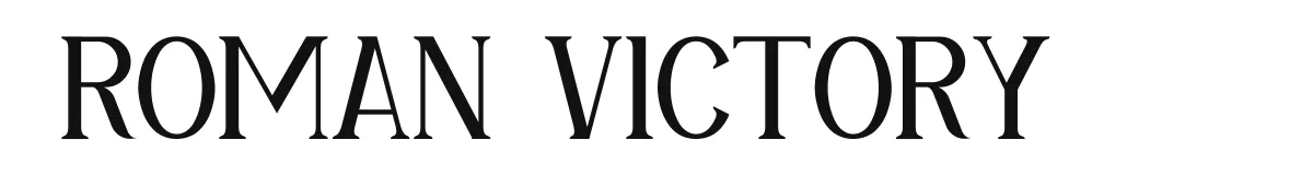 Roman Victory font preview