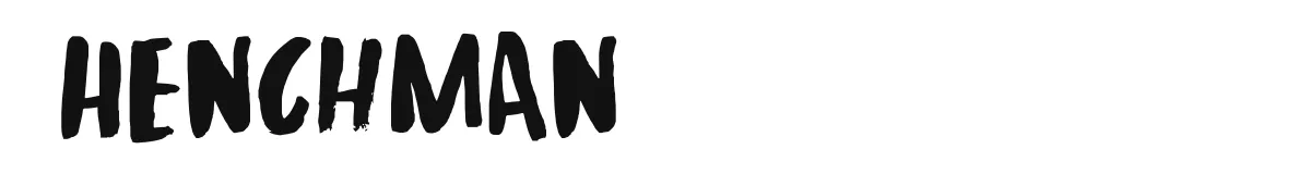 Henchman font preview
