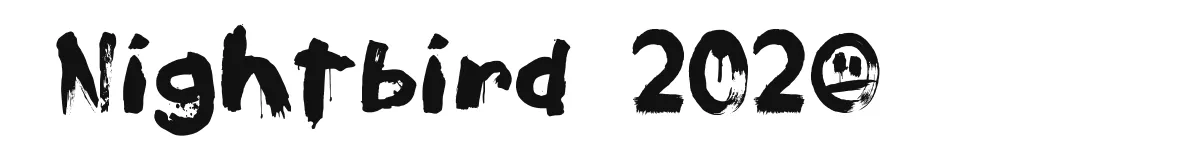 Nightbird 2024 font preview