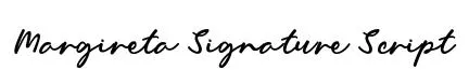 Margireta Signature Script
