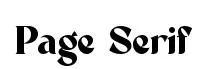 Page Serif