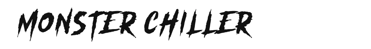 Monster Chiller font preview