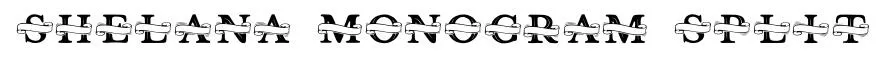 Shelana Monogram Split