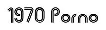 1970 Porno font preview