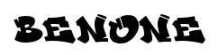 Benone font preview
