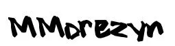 M Morezyn font preview