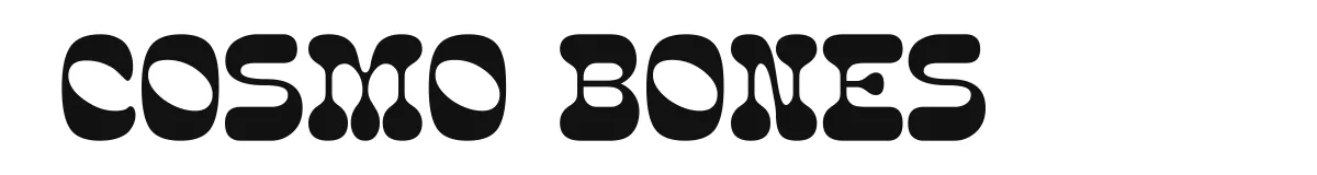 Cosmo Bones original font preview