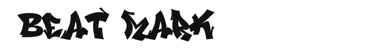 Beat Mark original font preview