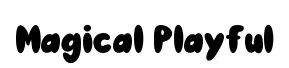 Magical Playful font preview