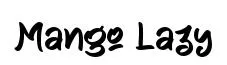 Mango Lazy font preview