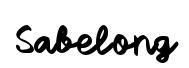 Sabelong font preview