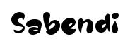 Sabendi original font preview