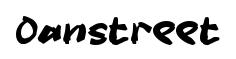 Oanstreet font preview