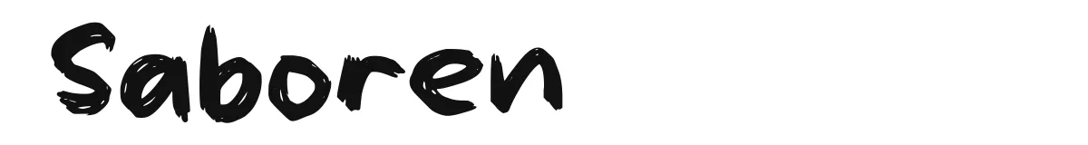 Saboren original font preview