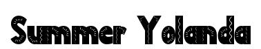 Summer Yolanda original font preview